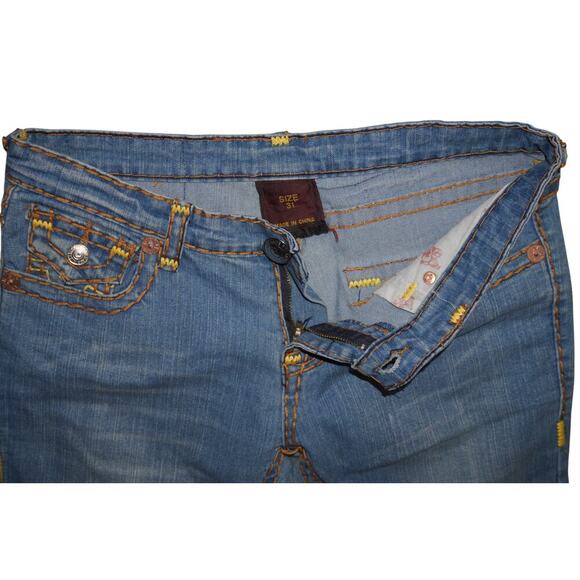 True Religion Billy Super T Jeans Men’s Size 38 Straight Leg Flap Pockets - Picture 3 of 9
